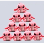10Pcs/Lot Cute Cartoon Lilo and Stitches Small Pendant Plush Toy,4" 10CM Kawaii Plush Keychain Kids Best Chirstmas Gift Toys